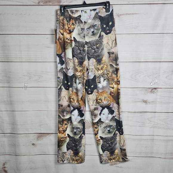 Brief Insanity You Had Me At Meow Cat Lover's Delight Pajama Pants Small - Picture 2 of 13